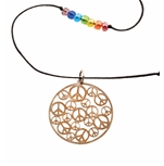 Rainbow Peace Necklace